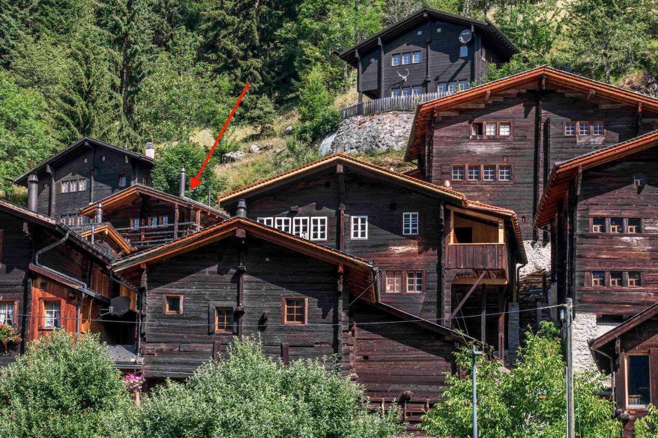 Denkmalgeschuetzter Spycher Total Renoviert Goms Экстерьер фото